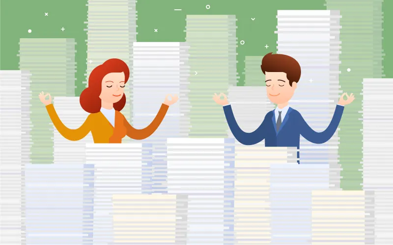 Schematisches Bild: Wir haben die Lösung